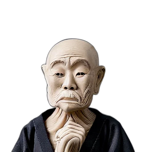mask, face, staff, creature transparent PNG cut-out