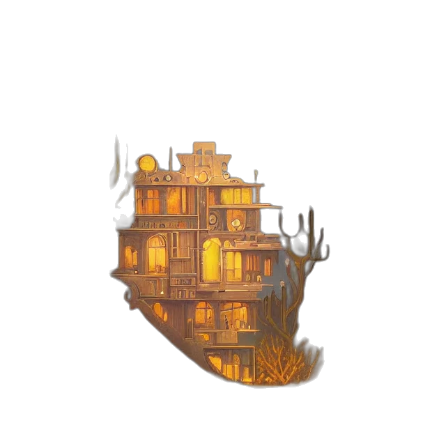 furniture, building, crown, dragon transparent PNG cut-out