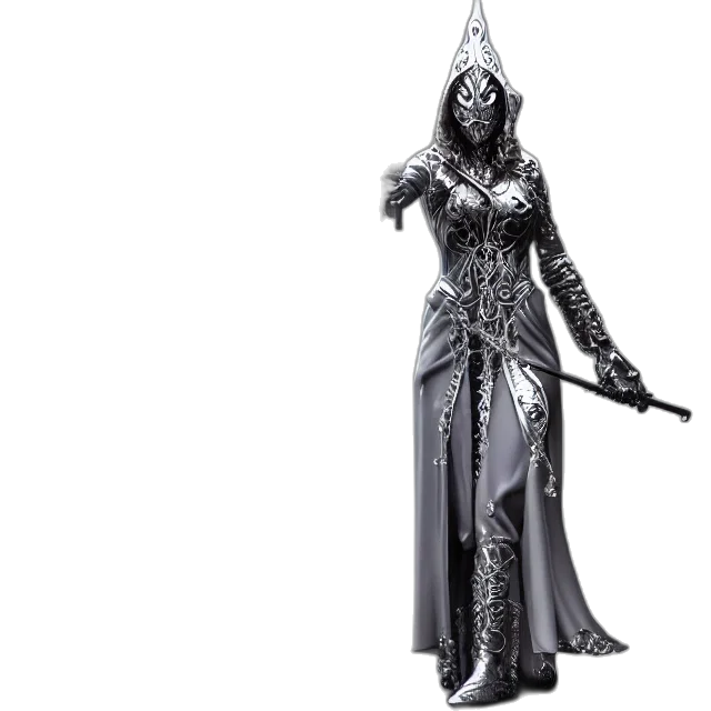dress, jewelry, concept art, 3d render transparent PNG cut-out