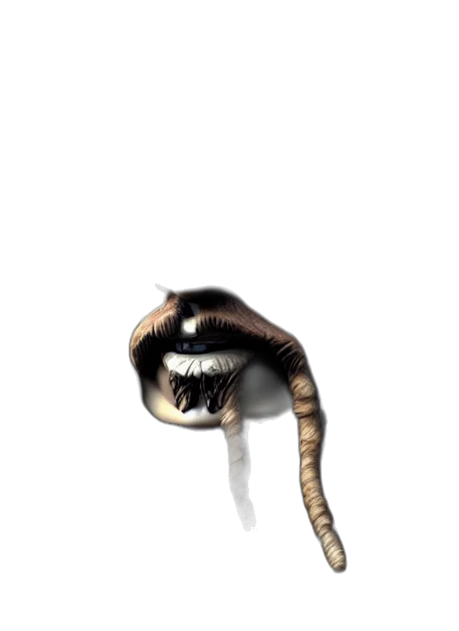 creature, animal, hair, staff transparent PNG cut-out