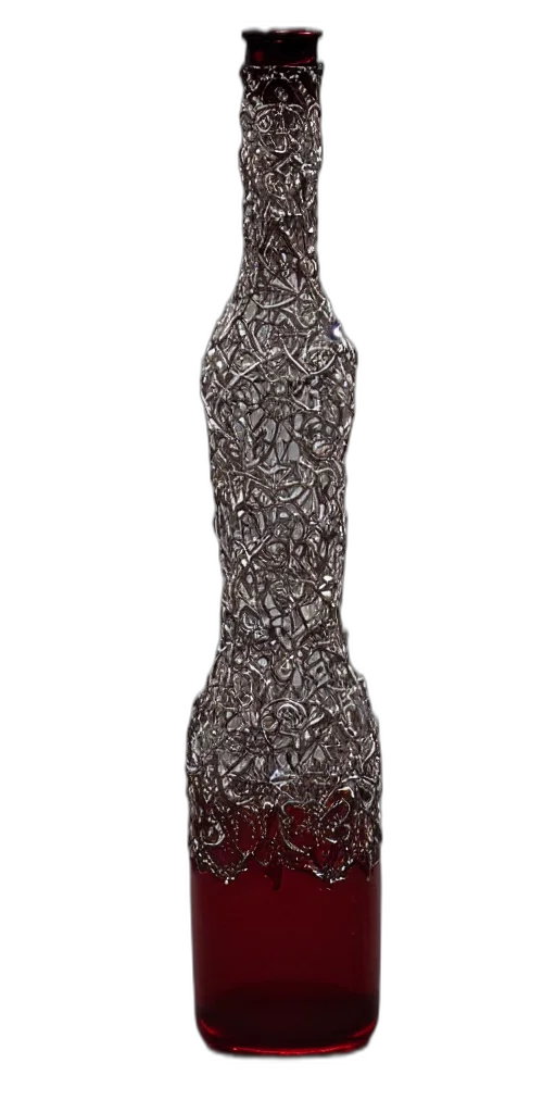 dress, bottle, crown, jewelry transparent PNG cut-out