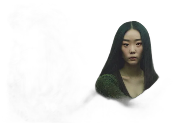 hair, face, mask, creature transparent PNG cut-out