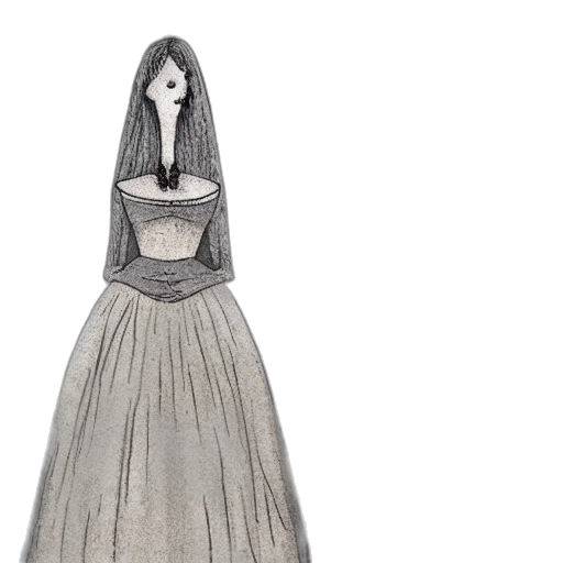 dress, concept art, fantasy art, cartoon transparent PNG cut-out