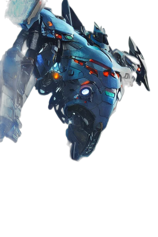 robot, weapon, dragon, creature transparent PNG cut-out