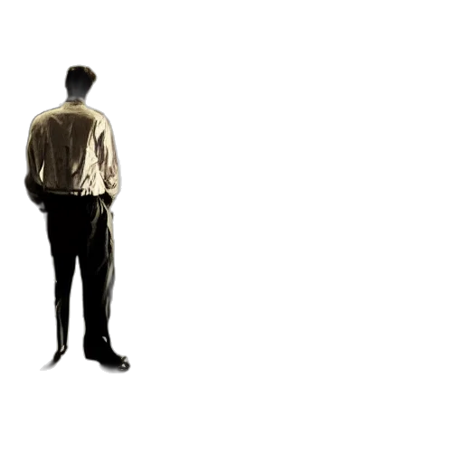 staff, jacket, robot, face transparent PNG cut-out