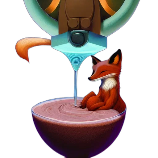 staff, bottle, robot, concept art transparent PNG cut-out