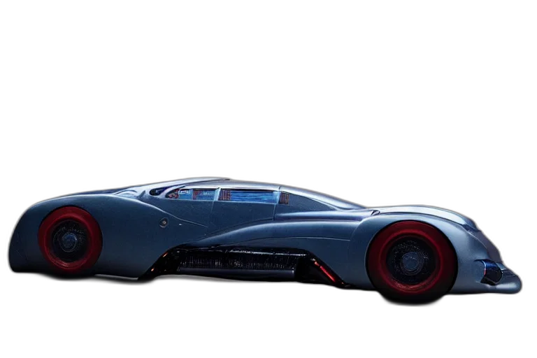 car, concept art, 3d render, blade transparent PNG cut-out