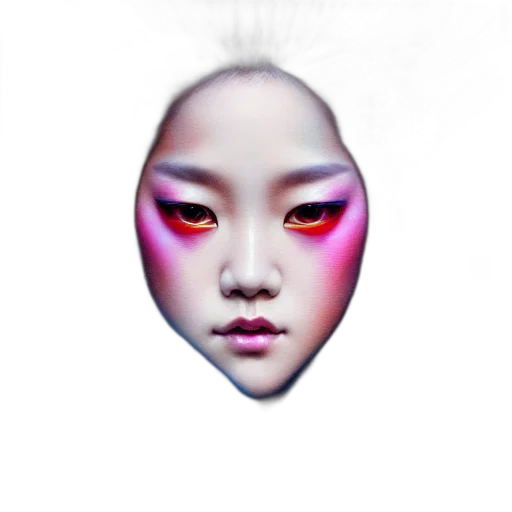 face, mask, robot, creature transparent PNG cut-out