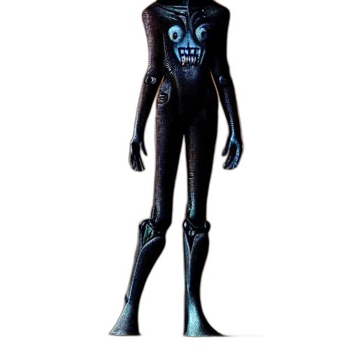 robot, mask, creature, jacket transparent PNG cut-out