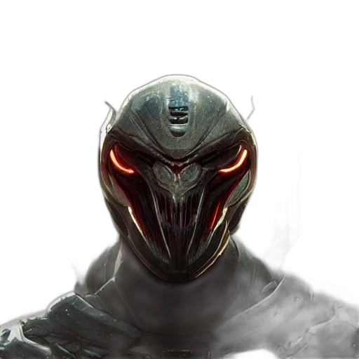 mask, face, robot, creature transparent PNG cut-out