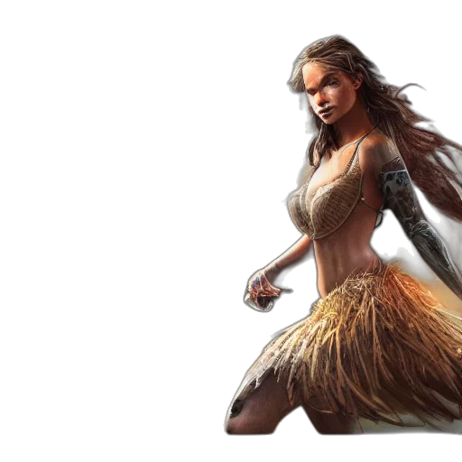 dress, concept art, fantasy art, comic book art transparent PNG cut-out