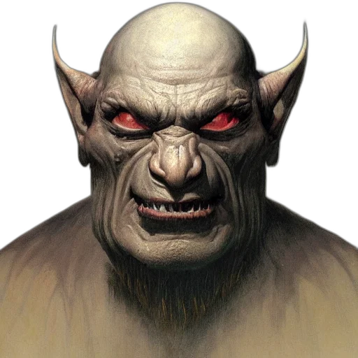face, mask, creature, staff transparent PNG cut-out