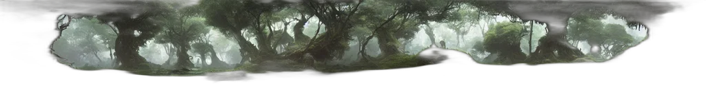 tree, dragon, creature, sword transparent PNG cut-out