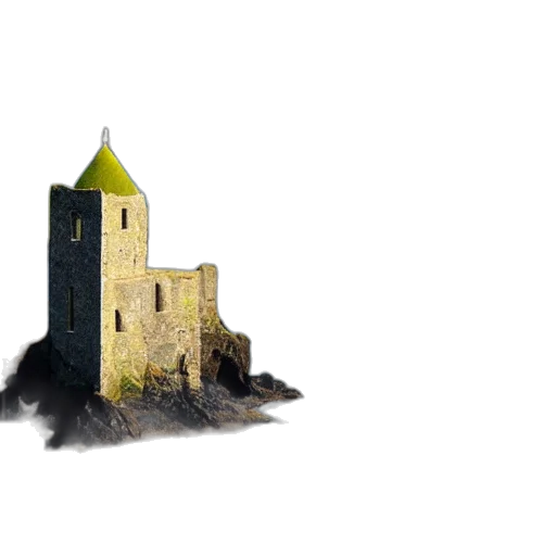building, crown, 3d render, concept art transparent PNG cut-out