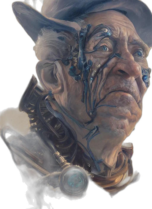 face, robot, mask, crown transparent PNG cut-out