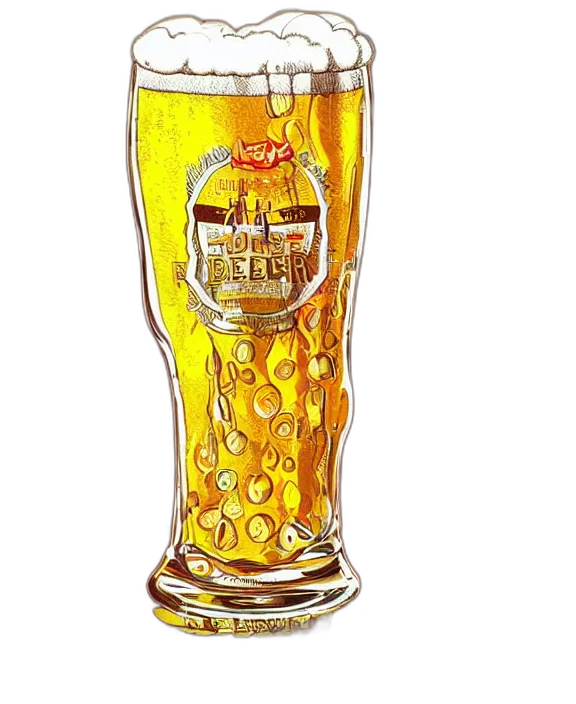 crown, bottle, food, photorealistic transparent PNG cut-out