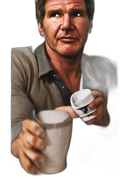 staff, face, food, photorealistic transparent PNG cut-out