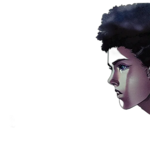 face, hair, mask, crown transparent PNG cut-out