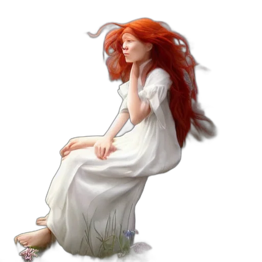 dress, dragon, creature, staff transparent PNG cut-out