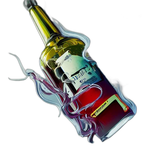 bottle, weapon, crown, mask transparent PNG cut-out