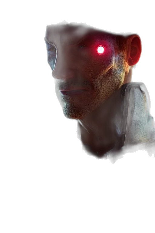 robot, face, mask, creature transparent PNG cut-out