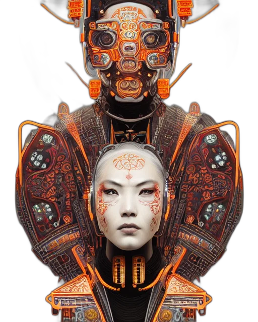 robot, mask, face, creature transparent PNG cut-out