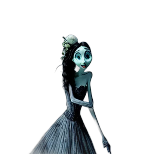 dress, mask, staff, creature transparent PNG cut-out