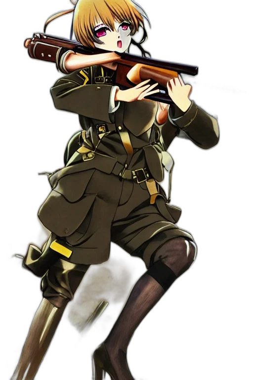 weapon, staff, hat, jacket transparent PNG cut-out