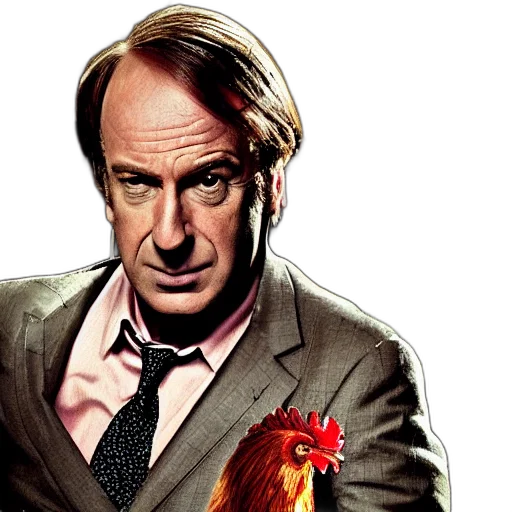 saul, goodman, rooster, saw transparent PNG cut-out