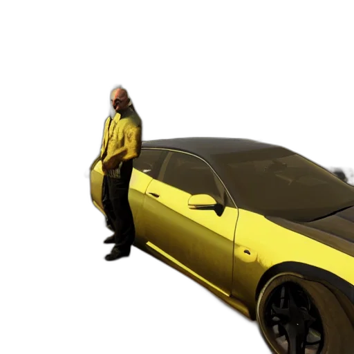 car, jacket, 3d render, concept art transparent PNG cut-out