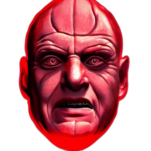 mask, face, staff, creature transparent PNG cut-out