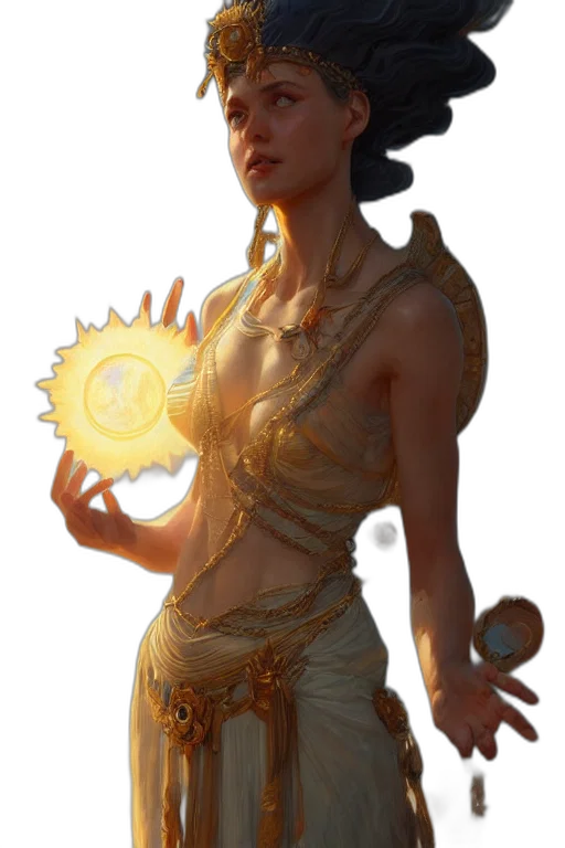 staff, jewelry, dress, fantasy art transparent PNG cut-out