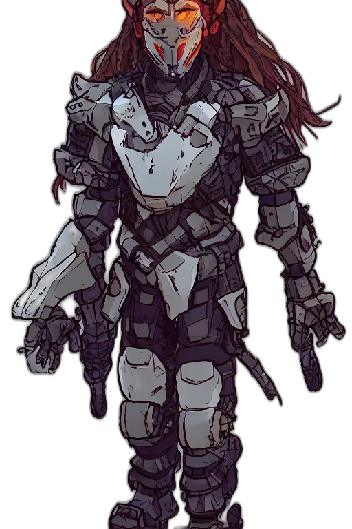 robot, weapon, concept art, cyberpunk transparent PNG cut-out