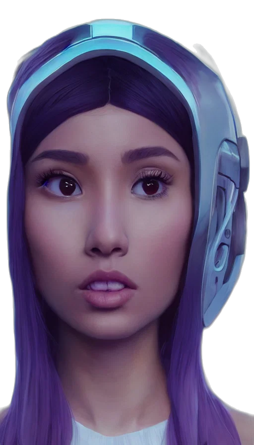 face, concept art, fantasy art, photorealistic transparent PNG cut-out