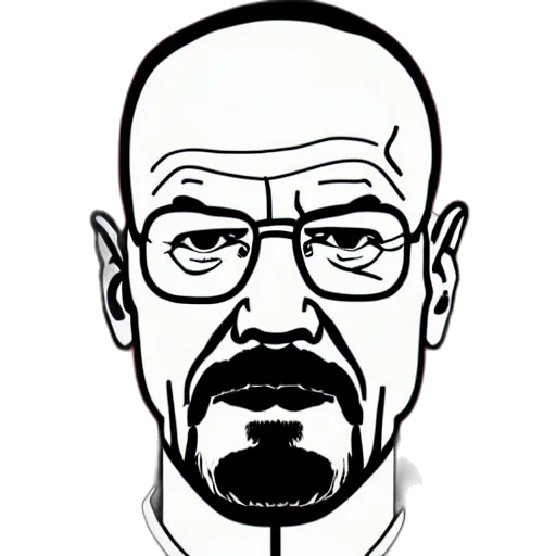 face, cartoon, comic book art, photorealistic transparent PNG cut-out