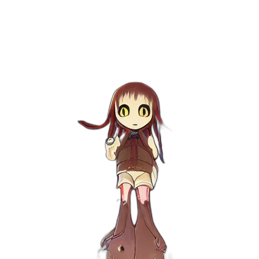 dress, creature, staff, animal transparent PNG cut-out