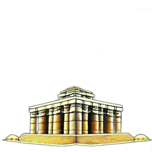 building, crown, jewelry, staff transparent PNG cut-out