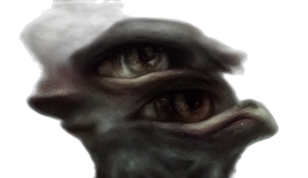 mask, face, creature, dragon transparent PNG cut-out