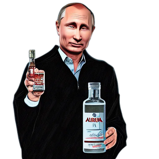 jacket, bottle, animal, pixel art transparent PNG cut-out