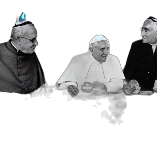 hat, last, popes, sitting transparent PNG cut-out