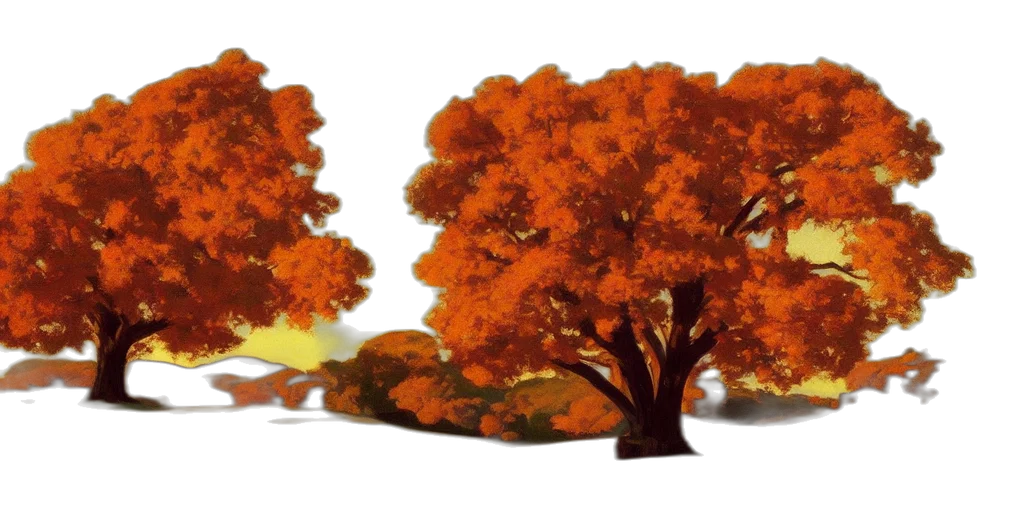 tree, crown, 3d render, photorealistic transparent PNG cut-out