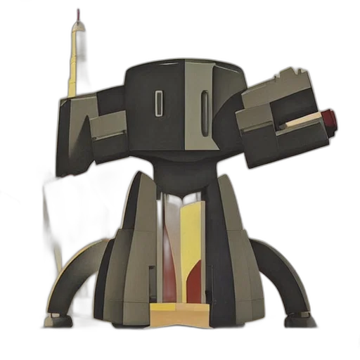 robot, staff, weapon, animal transparent PNG cut-out