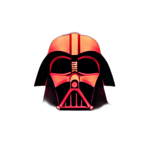 mask, 3d render, photorealistic, darth transparent PNG cut-out