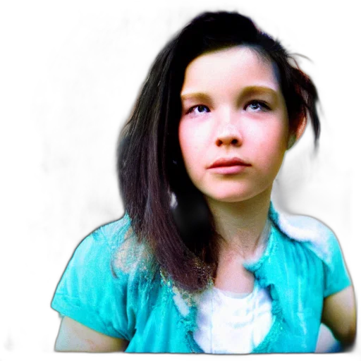 face, hair, robot, dress transparent PNG cut-out
