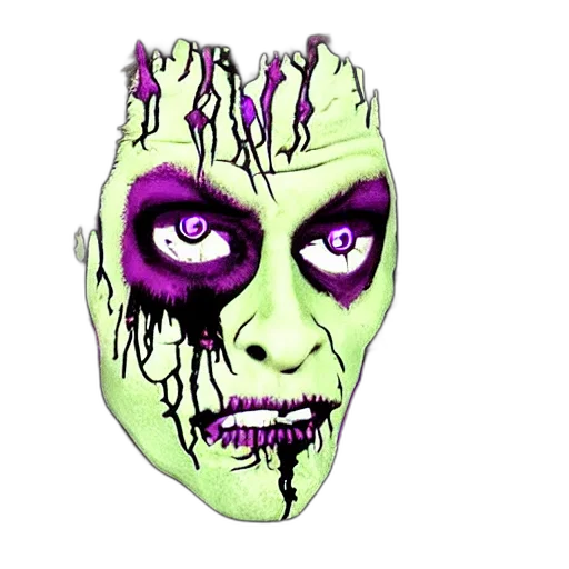 mask, face, creature, pixel art transparent PNG cut-out