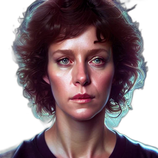 face, robot, photorealistic, concept art transparent PNG cut-out