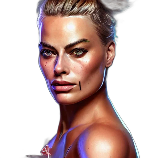 face, jewelry, staff, hair transparent PNG cut-out