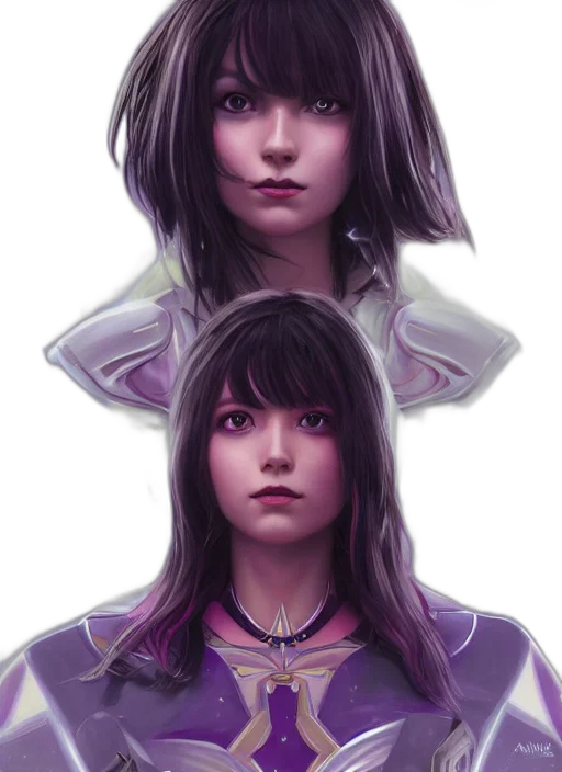 face, robot, concept art, fantasy art transparent PNG cut-out