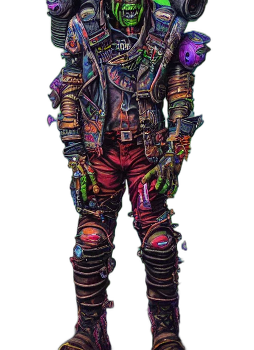 jacket, robot, staff, mask transparent PNG cut-out