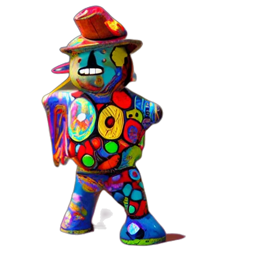 robot, staff, mask, 3d render transparent PNG cut-out
